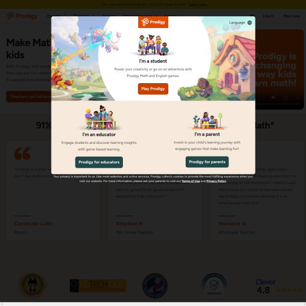 prodigygame.com