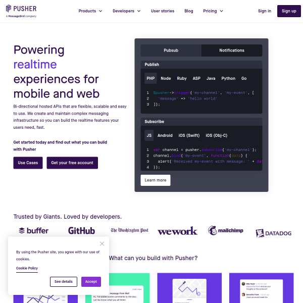 pusher.com