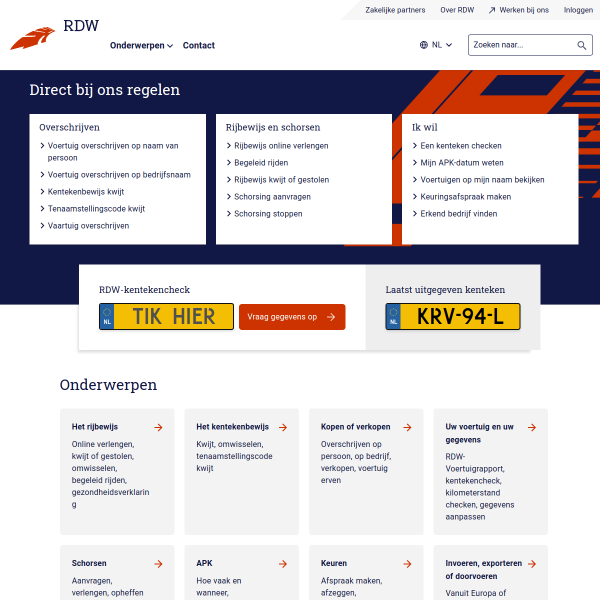 rdw.nl
