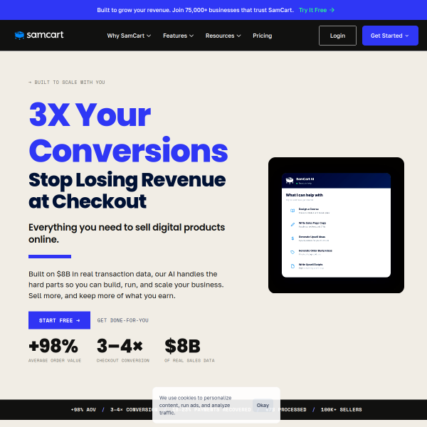 samcart.com