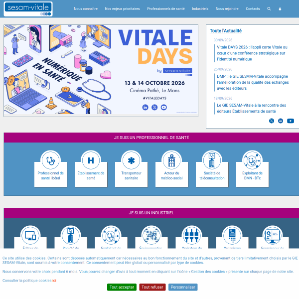 sesam-vitale.fr