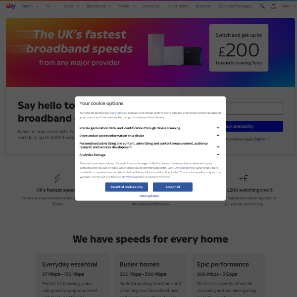 skybroadband.com