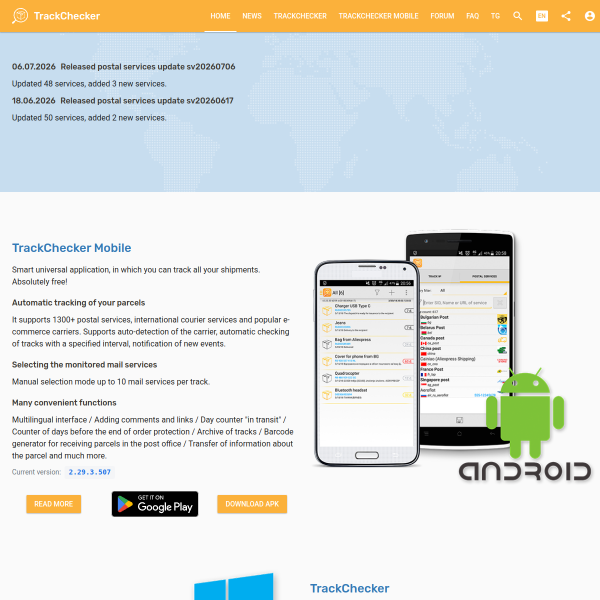 trackchecker.net