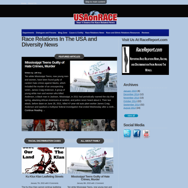 usaonrace.com