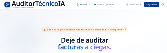 Vista de Auditor Técnico IA