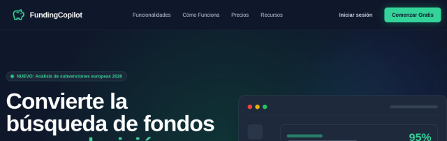 Vista de FundingCopilot