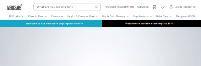 Screenshot of medgears.in