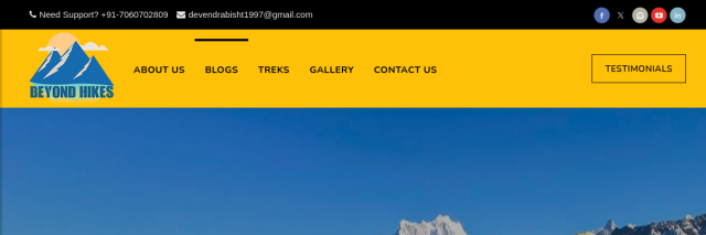 Beyond Hikes website