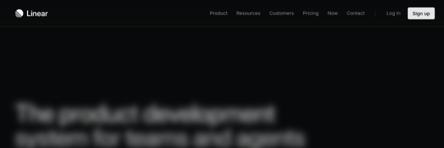 Screenshot of Linear