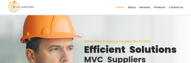 MVC Suppliers website