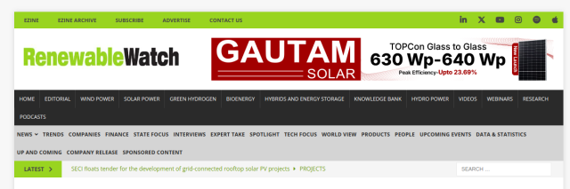 Su-vastika Solar Receives Patent Grant