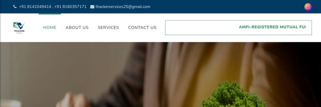 Thacker Services website