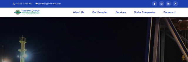 Fairtrans website preview