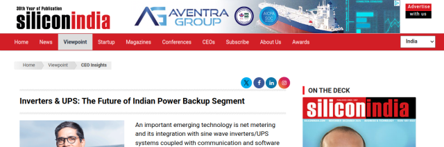 Inverters & UPS: The Future of Indian Power Backup Segment