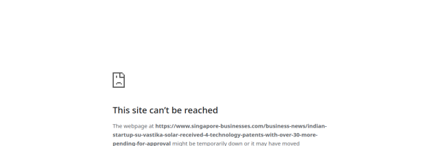 Indian Startup Su-vastika Solar Received 4 Technology Patents