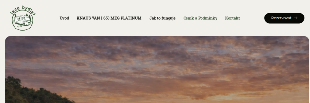 Náhled webu Jedu Bydlet