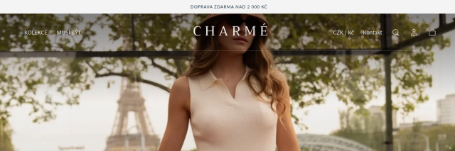 Náhled webu ShopCharme