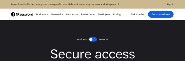 Aperçu de 1Password