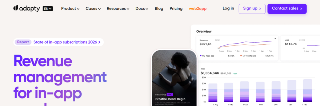 Aperçu de Adapty.io
