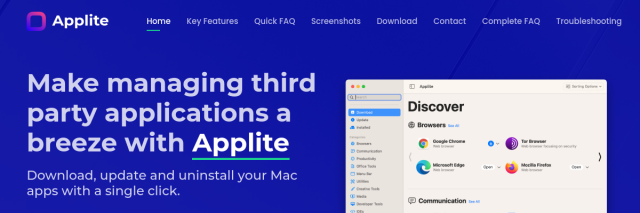 Aperçu de Applite