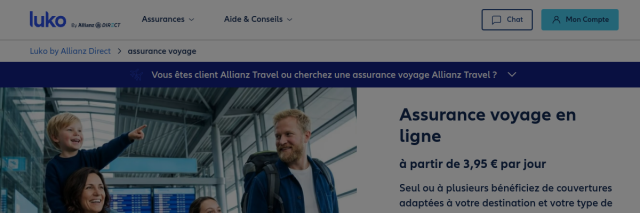 Aperçu de Allianz Voyage