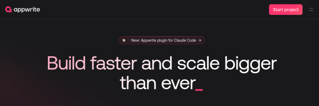 Aperçu de Appwrite