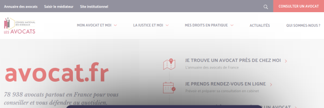 Aperçu de Avocat.fr