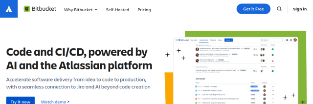 Aperçu de Bitbucket