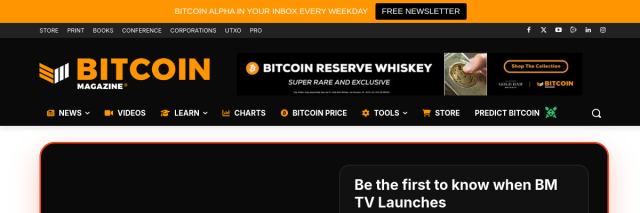 Aperçu de Bitcoin Magazine