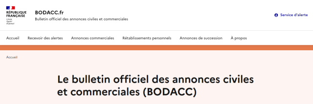 Aperçu de Bodacc