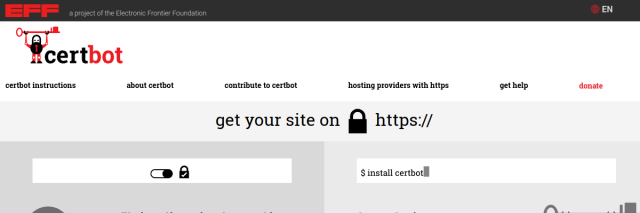 Aperçu de Certbot