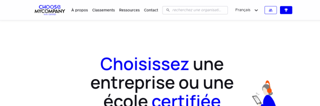 Aperçu de ChooseMyCompany