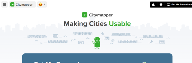 Aperçu de Citymapper
