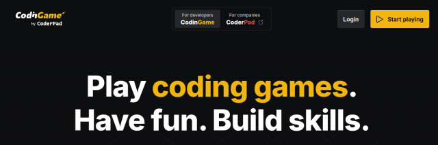 Aperçu de CodinGame