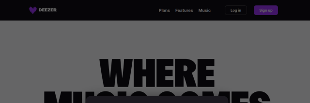 Aperçu de Deezer