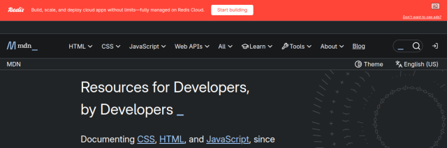 Aperçu de MDN Web Docs