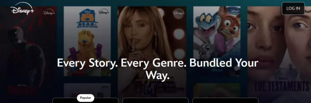 Aperçu de Disney+