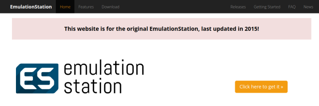 Aperçu de EmulationStation
