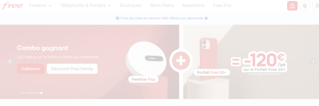 Aperçu de Free (Freebox)