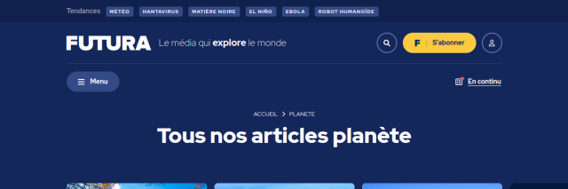 Aperçu de Futura Planète
