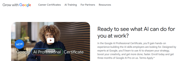 Aperçu de Grow with Google