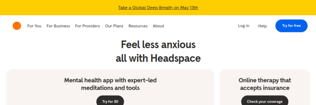 Aperçu de Headspace