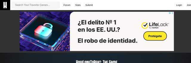 Aperçu de HowLongToBeat