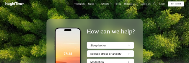Aperçu de Insight Timer