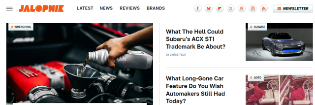 Aperçu de Jalopnik