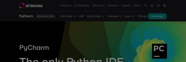 Aperçu de PyCharm