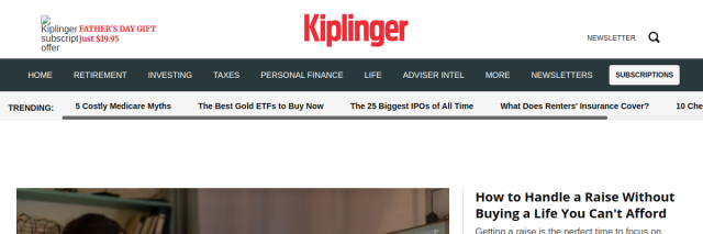 Aperçu de Kiplinger