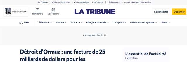 Aperçu de La Tribune