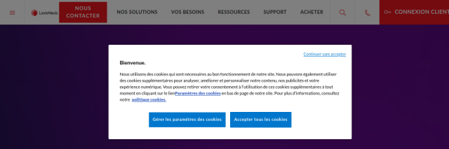 Aperçu de LexisNexis