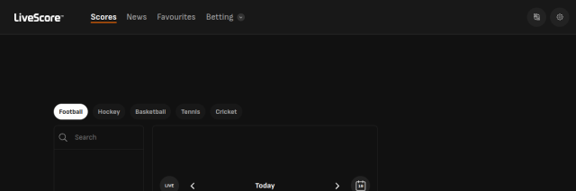 Aperçu de LiveScore